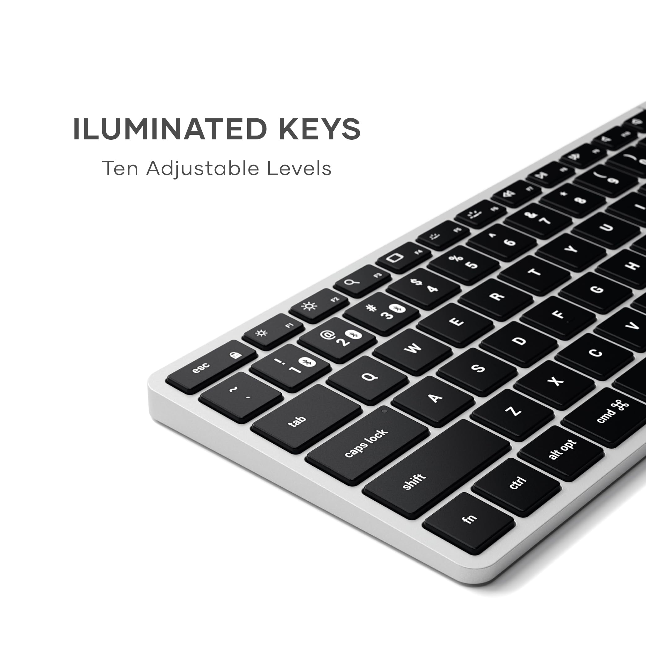 【極美品】Satechi SLIM X1 Bluetooth Keyboard SATECHI Slim X1 Bluetooth Backlit Keyboard – Illuminated Keys